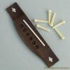 ROSEWOOD ACOUSTIC GUITAR BRIDGE INLAID DIAMOND SHAPE